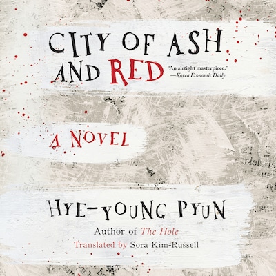 City of Ash and Red – omslag til lydbogen af Hye-Young Pyun