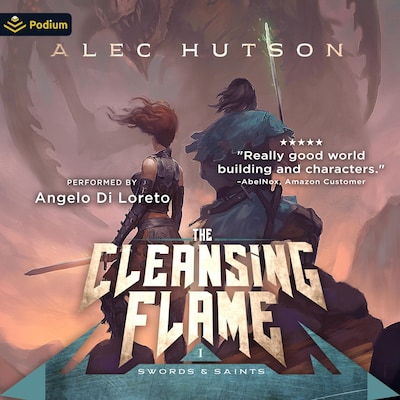 The Cleansing Flame – omslag til lydbogen af Alec Hutson