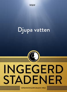 Djupa vatten – omslag till ljudboken av Ingegerd Stadener