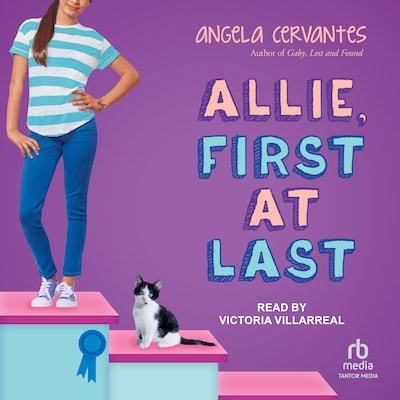Allie, First at Last – omslag til lydbogen af Angela Cervantes