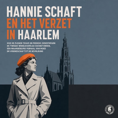 Hannie Schaft En Het Verzet in Haarlem – omslag van het luisterboek van Studio Krijgsgeschiedenis