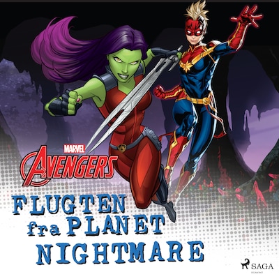 Avengers - Flugten fra Planet Nightmare! – omslag til lydbogen af Marvel
