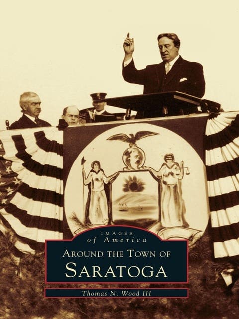 Around the Town of Saratoga – omslag til lydbogen af Thomas N Wood Iii