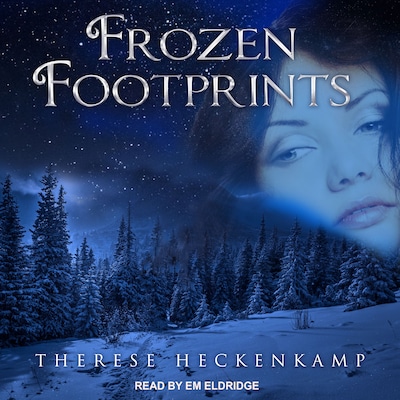 Frozen Footprints – omslag til lydbogen af Therese Heckenkamp