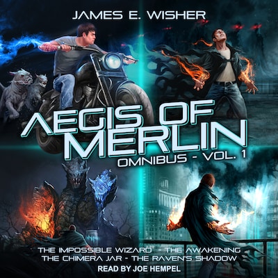 The Aegis of Merlin Omnibus Vol. 1 – omslag til lydbogen af James E. Wisher