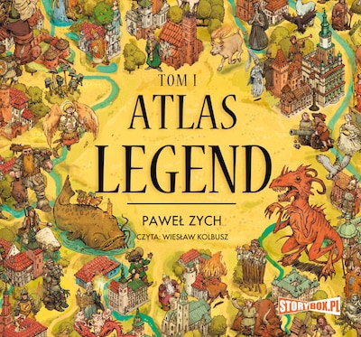 Atlas legend – okładka audiobooka, autor Paweł Zych