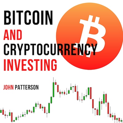Bitcoin and Cryptocurrency Investing – omslag til lydbogen af John Patterson
