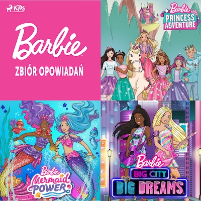 Barbie – zbiór opowiadań – okładka audiobooka, autor Mattel