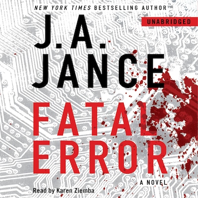 Fatal Error – omslag til lydbogen af J.A. Jance
