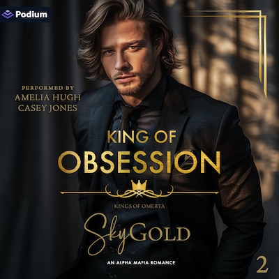 King of Obsession – omslag til lydbogen af Sky Gold