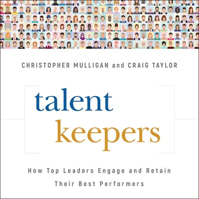 Talent Keepers – omslag til lydbogen af Christopher Mulligan, Craig Taylor