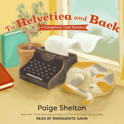 To Helvetica and Back – omslag til lydbogen af Paige Shelton