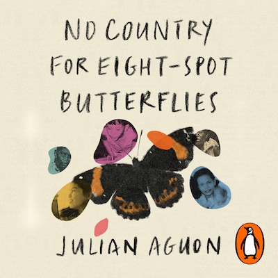 No Country for Eight-Spot Butterflies – omslag til lydbogen af Julian Aguon