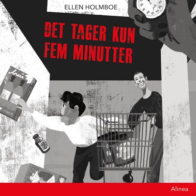 Det tager kun fem minutter – omslag til lydbogen af Ellen Holmboe
