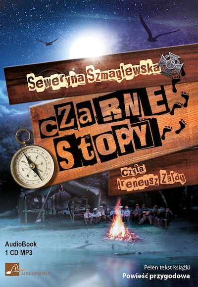 Czarne stopy – okładka audiobooka, autor Seweryna Szmaglewska