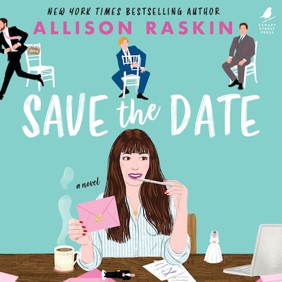 Save the Date – omslag van het luisterboek van Allison Raskin