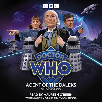 Doctor Who: Agent of the Daleks – omslag til lydbogen af Steve Lyons