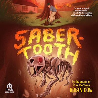 Saber-Tooth – omslag til lydbogen af Robin Gow