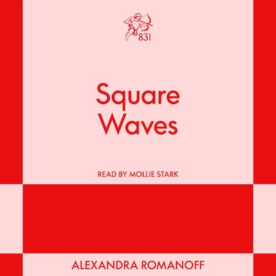 Square Waves – omslag til lydbogen af Alexandra Romanoff