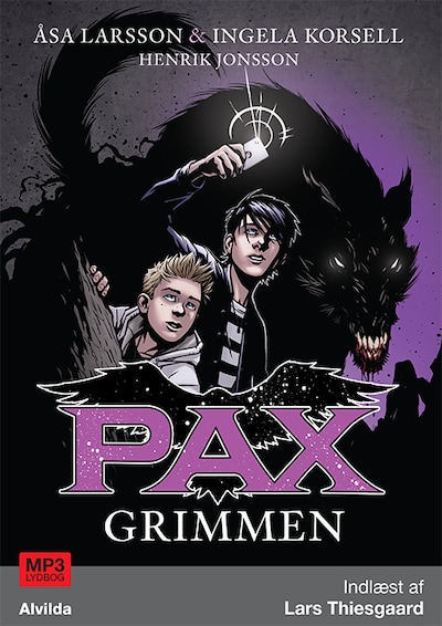 PAX 2: Grimmen – omslag til lydbogen af Åsa Larsson, Ingela Korsell, Henrik Jonsson