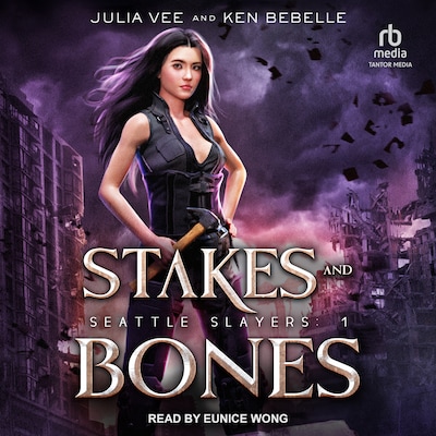 Stakes and Bones – omslag til lydbogen af Ken Bebelle, Julia Vee