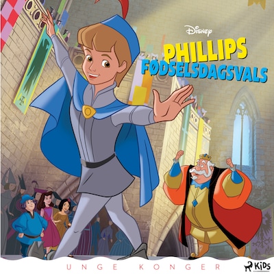 Unge konger: Phillips fødselsdagsvals – omslag til lydbogen af Disney