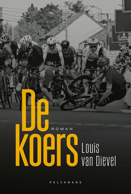De koers – omslag van het luisterboek van Louis van Dievel