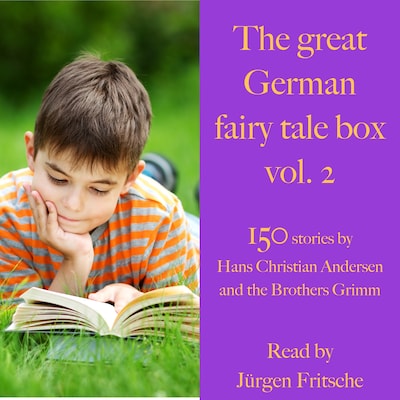 The great German fairy tale box Vol. 2 – omslag til lydbogen af Hans Christian Andersen, Brothers Grimm