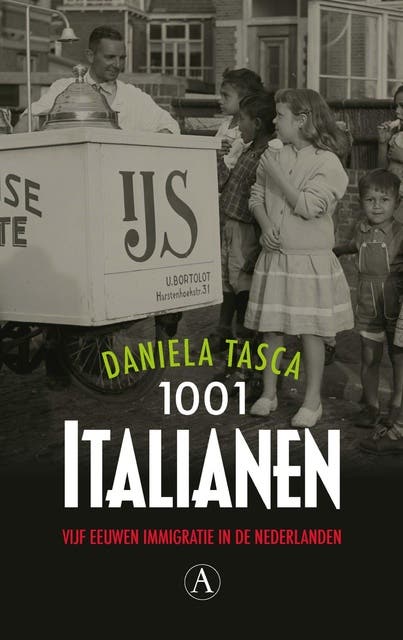 1001 Italianen: vijf eeuwen immigratie in de Nederlanden – omslag van het luisterboek van Daniela Tasca