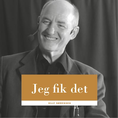 Jeg fik det – omslag til lydbogen af Villy Sørensen