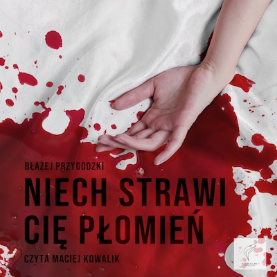 Niech strawi cię płomień – okładka audiobooka, autor Błażej Przygodzki