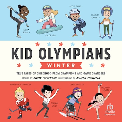 Kid Olympians: Winter – omslag til lydbogen af Robin Stevenson