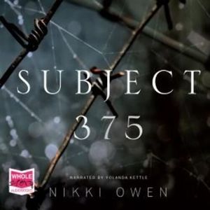 Subject 375 – okładka audiobooka, autor Nikki Owen