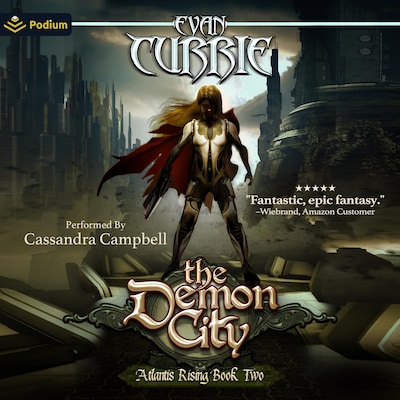 The Demon City – omslag til lydbogen af Evan Currie