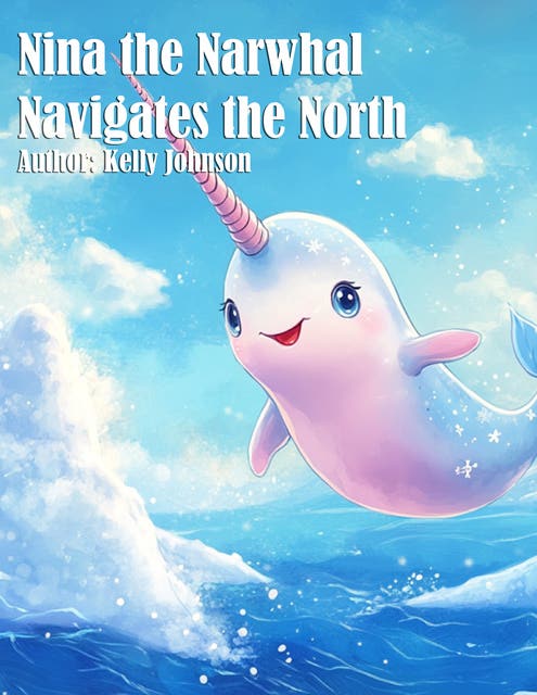 Nina the Narwhal Navigates the North – omslag til lydbogen af Kelly Johnson