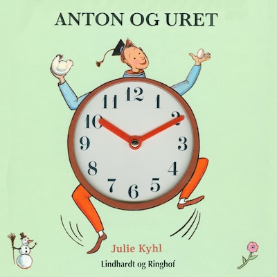 Anton og uret – omslag til lydbogen af Julie Kyhl