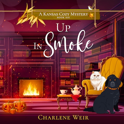 Up in Smoke – omslag til lydbogen af Charlene Weir