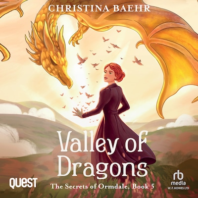 Valley of Dragons – omslag til lydbogen af Christina Baehr