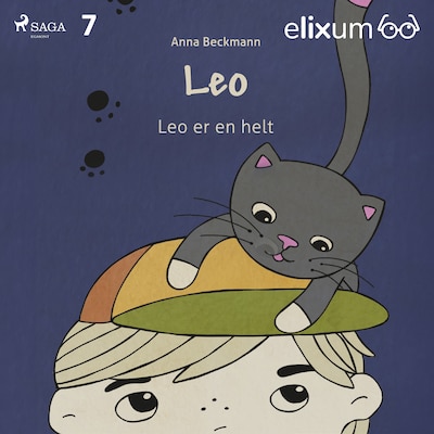 Leo er en helt – omslag til lydbogen af Anna Beckmann