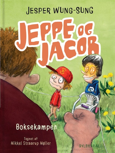 Jeppe og Jacob - Boksekampen – omslag til lydbogen af Jesper Wung-Sung