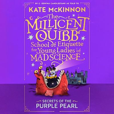 Secrets of the Purple Pearl – okładka audiobooka, autor Kate McKinnon