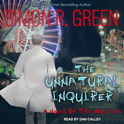 The Unnatural Inquirer – omslag til lydbogen af Simon R. Green