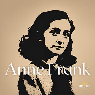 Anne Frank – omslag till ljudboken av History Nerds