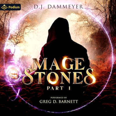 Mage Stones: Part 1 – omslag til lydbogen af D.J. Dammeyer