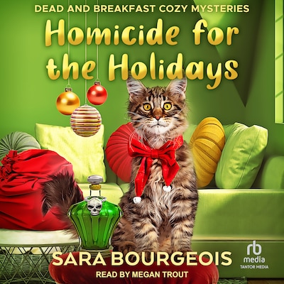 Homicide for the Holidays – omslag til lydbogen af Sara Bourgeois