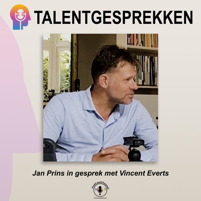 Jan Prins in gesprek met Vincent Everts – omslag van het luisterboek van Jan Prins