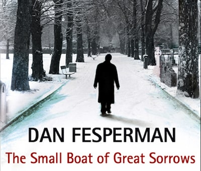 The Small Boat Of Great Sorrows – omslag til lydbogen af Dan Fesperman