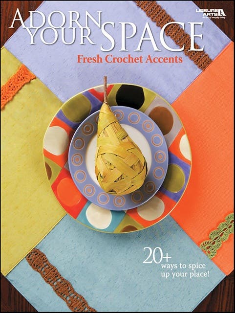 Adorn Your Space Crochet – omslag til lydbogen af Leisure Arts