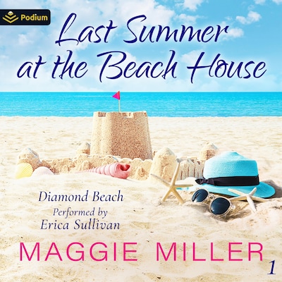 Last Summer at the Beach House – omslag til lydbogen af Maggie Miller