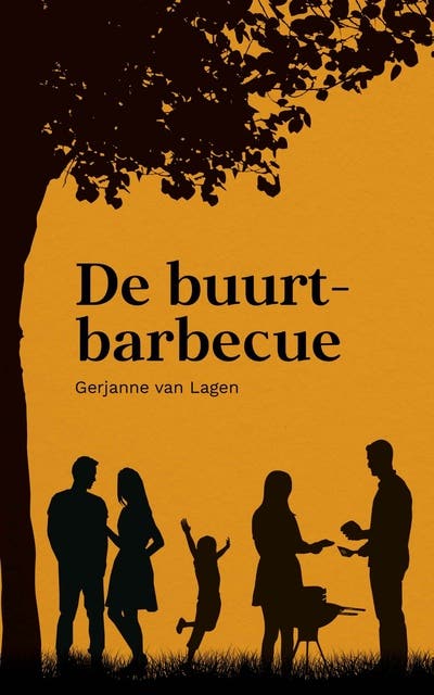 De buurtbarbecue – omslag van het luisterboek van Gerjanne van Lagen